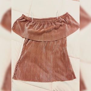 Off-Shoulders Sparkle Top